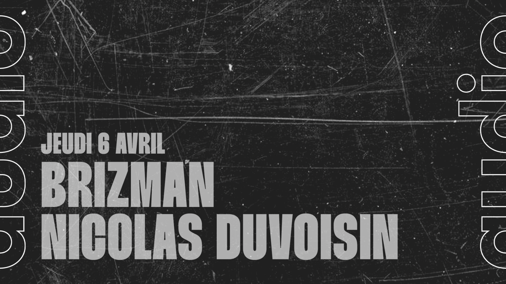 06.04.2023 -BRIZMAN · NICOLAS DUVOISIN at Audio Club - Geneva