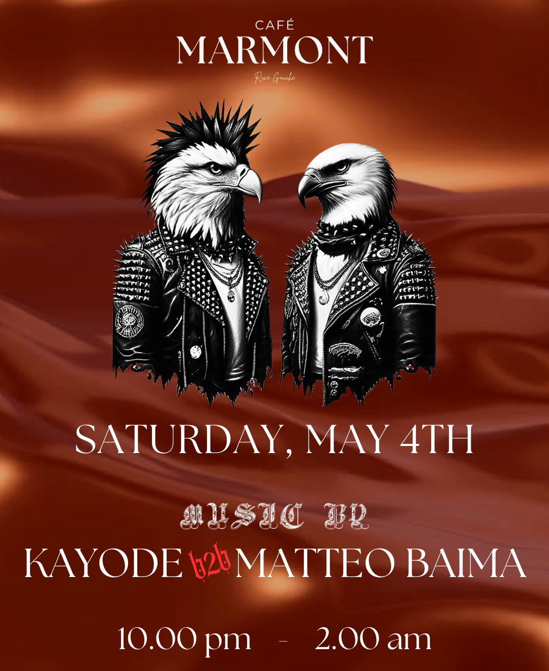 04.05.2024 > Café Marmont - W/ Kayode B2B Matteo Baima