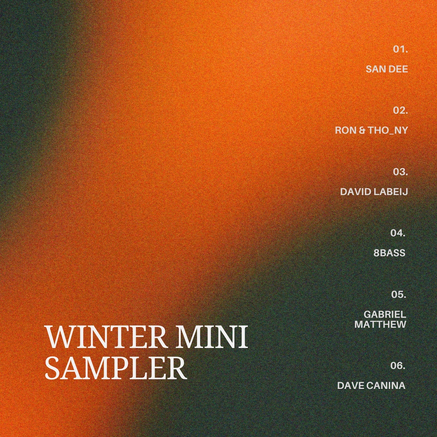 Winter Mini Sampler - Various Artists